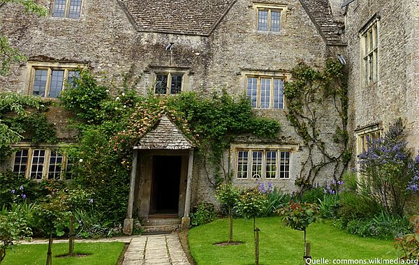 Die letzte Residenz von William Morris Kelmscott Manor in den Cotswolds