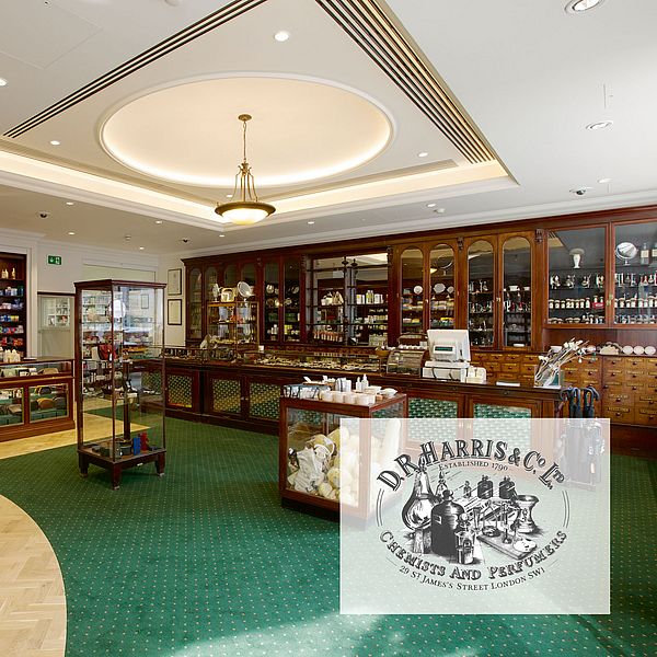 Geschäftsräume von D.R. Harris in London