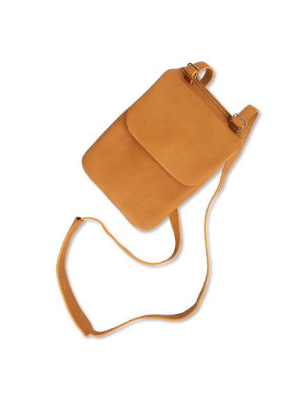 'Crossbody Bag' aus pflanzlich gegerbtem Leder