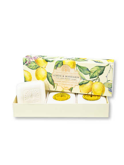 3er - Geschenkset Seifen 'Lemon & Mandarin'