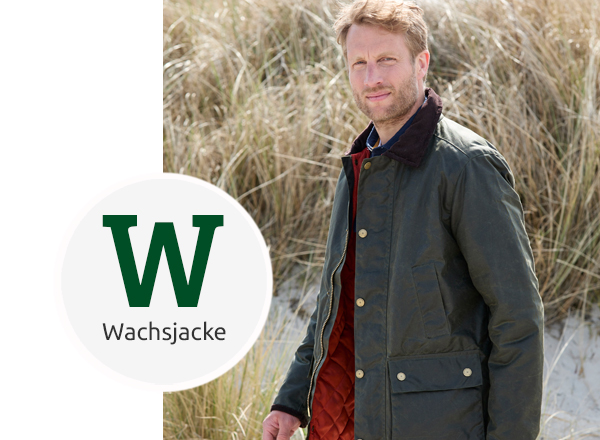 Wachsjacke Herren